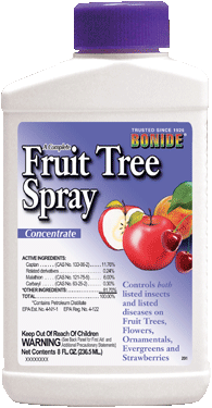 Bonide Fruit Tree Spray Concentrate – All-in-One Insect & Disease Control for Garden (8 FL. OZ.)