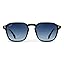 WearMe Pro Francis Men's Polarized Sunglasses, Square Frame, Wide Fit UV400