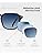 WearMe Pro Francis Men's Polarized Sunglasses, Square Frame, Wide Fit UV400