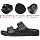 Alpine Swiss Mens Double Strap Slide Sandals EVA Lightweight Waterproof Casual Shoes