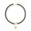 Layered Necklaces for Women, 14K Gold Plated Heart Pendant & Colorful Acrylic Beaded Choker, Cute Trendy Jewelry, Anti-Tangle Single Clasp Design, Summer Beach Boho Necklace for Women