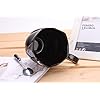 Rhinestone Coffee Mug 14 OZ Unique Water Cup for Office and Home Black | Unique Coffee Cup Pretty Ceramic Coffee Mugs with Spoon for Women