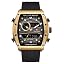 TEARTRACE Mens Analog Digital Watch Waterproof, Watches for Men Chronograph with Alarm, Stopwatch Luminous Display, Silicone Strap for Dress Spor