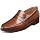 Men’s Brisbane Flex Moc Toe Penny Loafers – Classic Dress Shoes