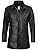 Blingsoul Leather Car Coats For Men - Real lambskin Jacket Mens