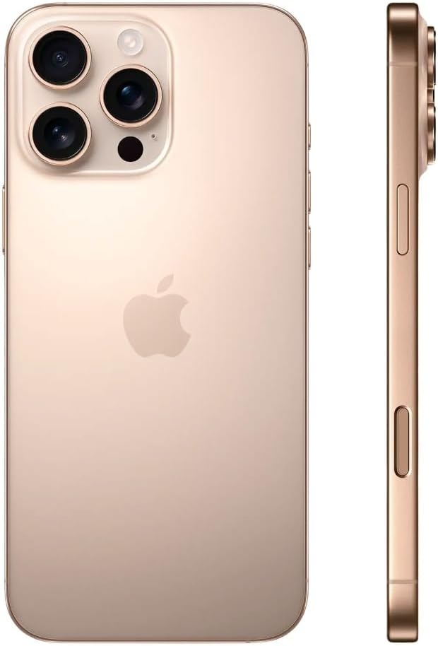 Apple iPhone 16 Pro, US Version, 128GB, White Titanium - Unlocked (Renewed Premium)