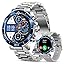 SOUYIE Smart Watch for Men Answer/Make Call 1.43" AMOLED 24H Health Monitor | 100+ Sports Modes Fitness Tracker Watch, 400mAh Battery Pedometer Calorie Smartwatch Compatible Android iOS, 2 Style Straps