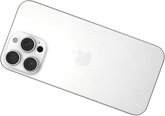 Apple iPhone 16 Pro, US Version, 128GB, White Titanium - Unlocked (Renewed Premium)