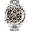 Bulova Men's Icon High Precision Quartz Chronograph Watch, Curved Mineral Crystal