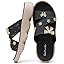 Womens Beach Sandals, Cute Slip On Summer Slides Sandals for Women, Non Slip Casual Summer Shoes for Beach travel & Vacation