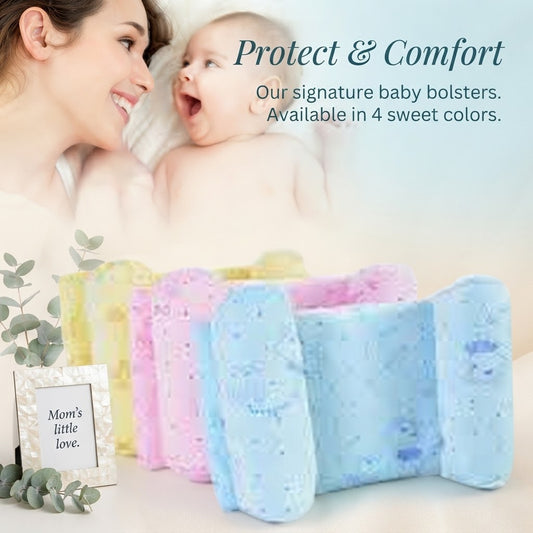 Infant Pillow | Newborn Baby Head Shaping Anti-Rollover Pillow (Random Color & Design