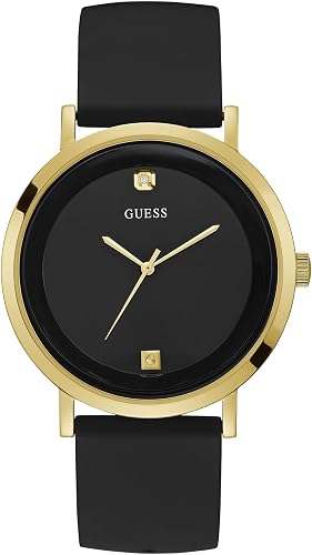 Guess Stainless Steel Genuine Diamond Dial Watch