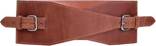 Women’s Genuine Leather Wide Waist Belt – Stylish Waist Cincher
