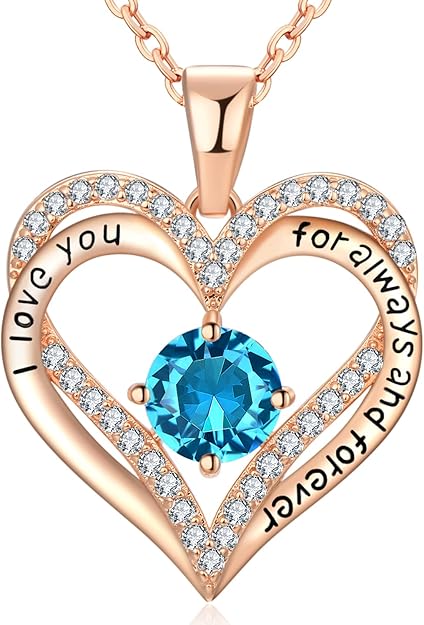 18K Rose Gold Necklaces for Women Birthday Gifts for Women Jewelry for Women Birthday Gifts for Wif