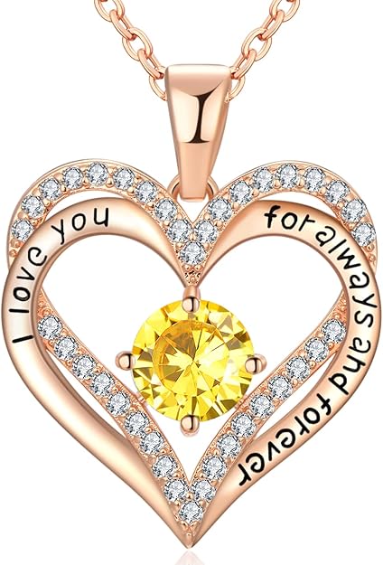 18K Rose Gold Necklaces for Women Birthday Gifts for Women Jewelry for Women Birthday Gifts for Wif