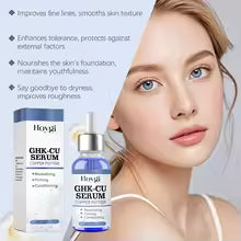 Sérum aux Peptides de Cuivre – Anti-Âge, Raffermissant & Hydratant