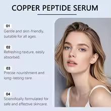 Sérum aux Peptides de Cuivre – Anti-Âge, Raffermissant & Hydratant