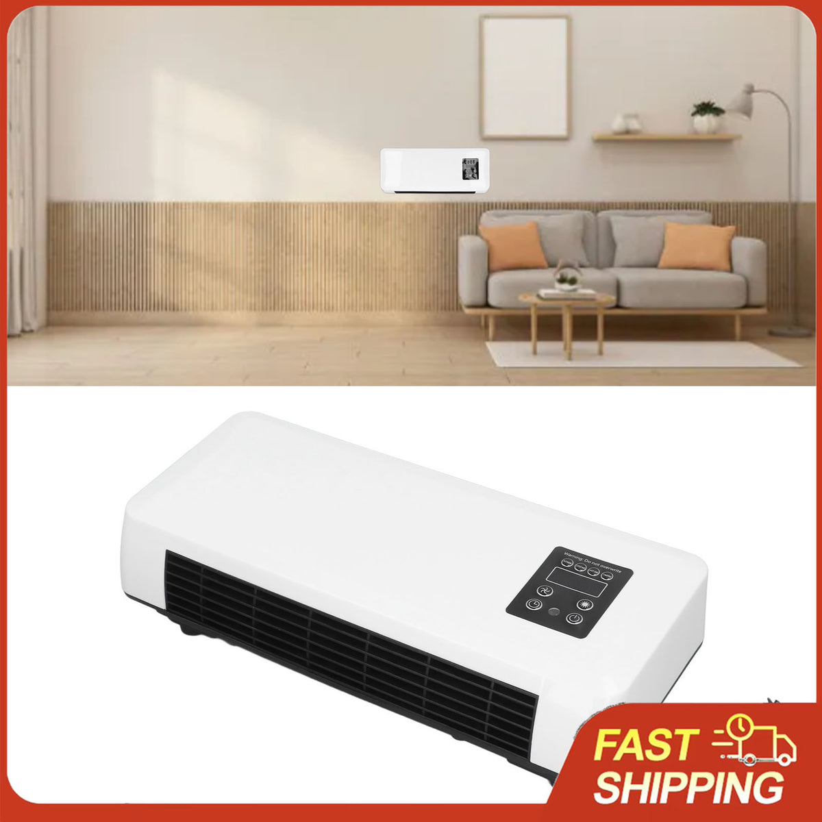 高速暖房 壁掛けポータブルヒーター