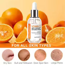 Sérum Visage Vitamine C & Acide Hyaluronique