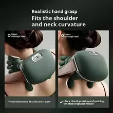 Portable Deep Tissue Massager & Temperature Regulation Pain Relief Device