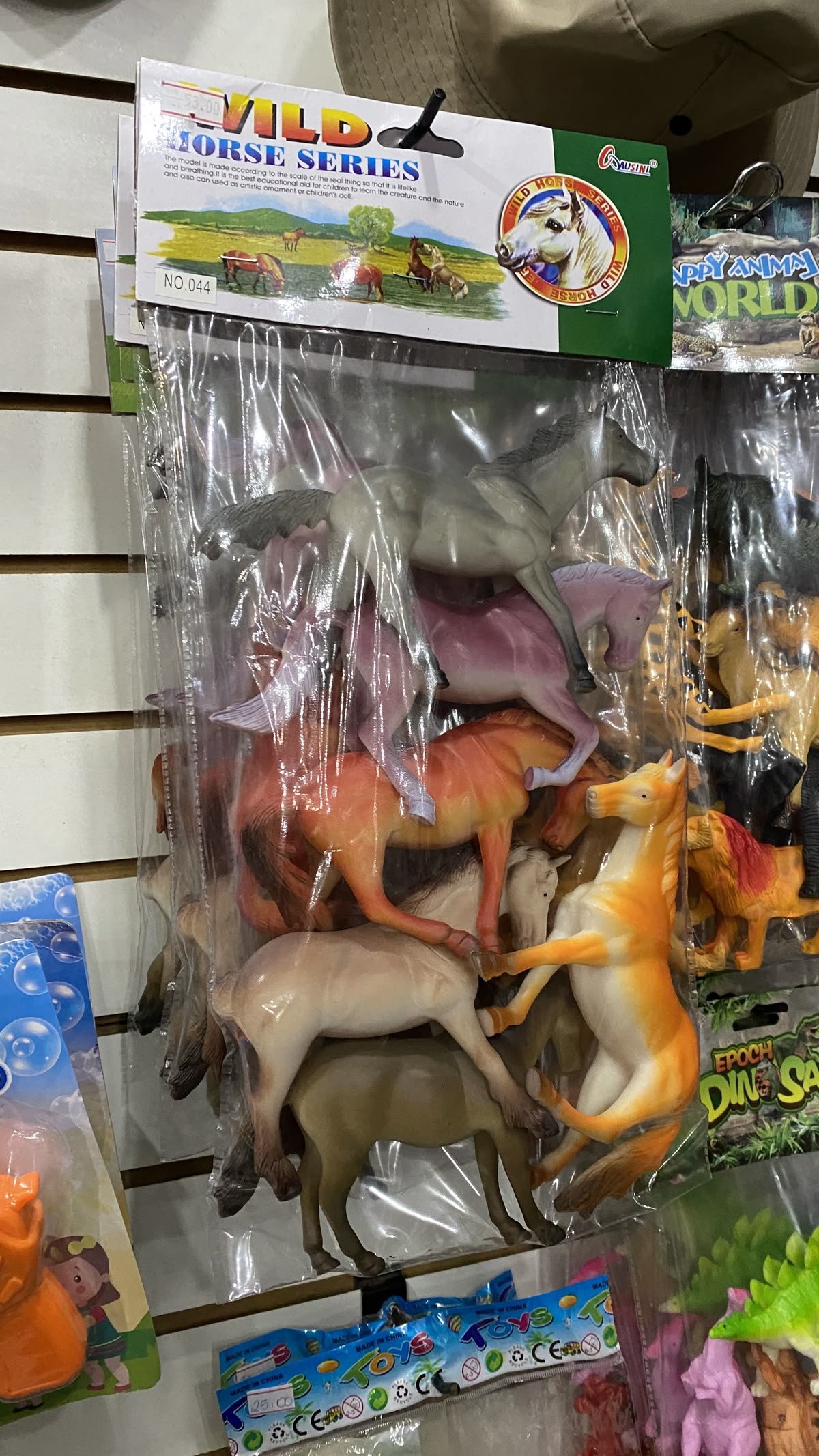 Wild Horse Series Plastic Figurine Toy Set for Kids