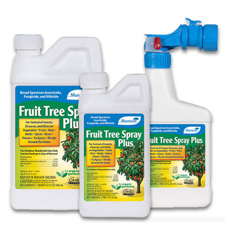 Monterey Fruit Tree Spray Plus – Broad-Spectrum Organic Insect, Disease & Mite Control